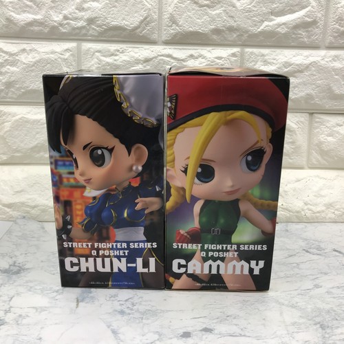 Q Posket Street Fighter Chun-Li Cammy Figure A Set Of 2 Banpresto Qposket New - Picture 2 of 7