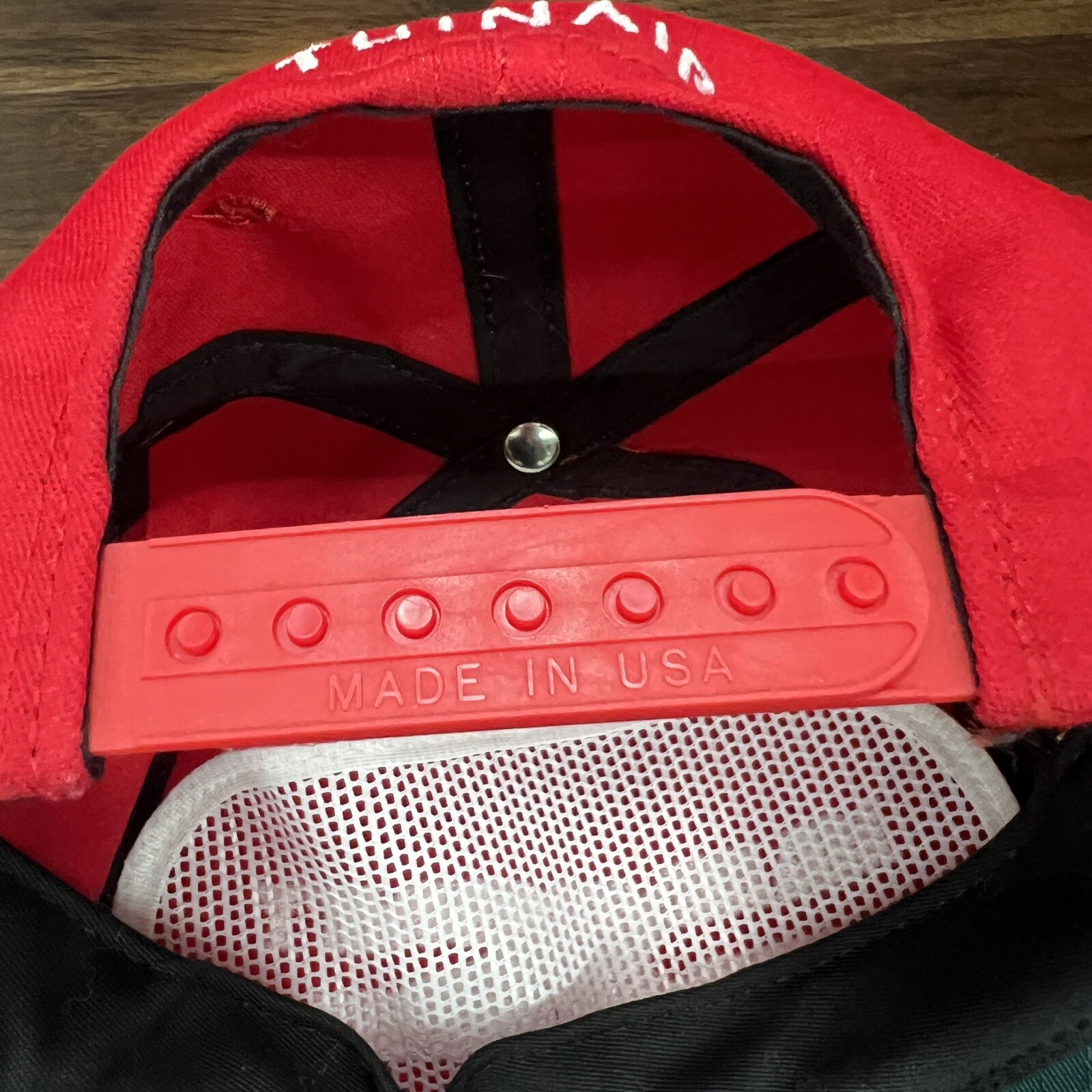 Make Security Great Again Snapback Red Ball Hat D… - image 8