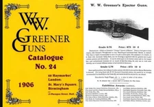 WW Greener 1906 Gun Catalog (England)
