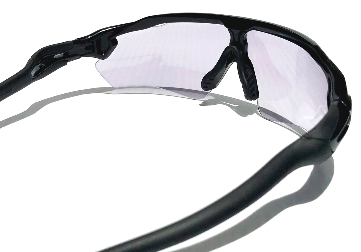 NEW Oakley RADAR EV PATH Black w Galaxy PHOTOCHROMIC Clear Lens