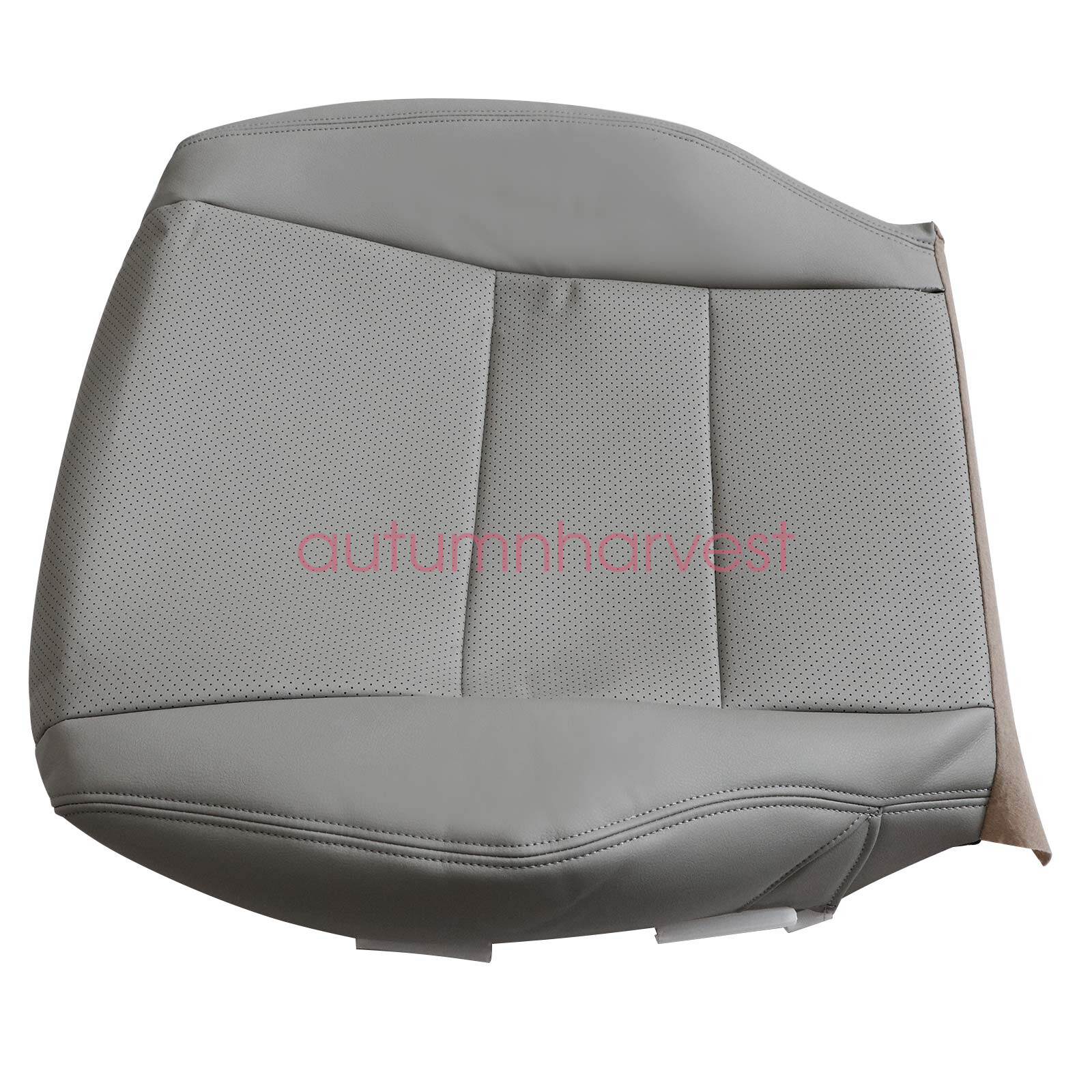 For Acura RDX 2007-2012 Perforated Leather Seat Cover Both Side Bottom GRAY