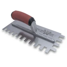 Marshalltown Notched Trowel (Right-Handed) – 11" x 4-1/2" / 3/4" x 1/2" x 1/2"