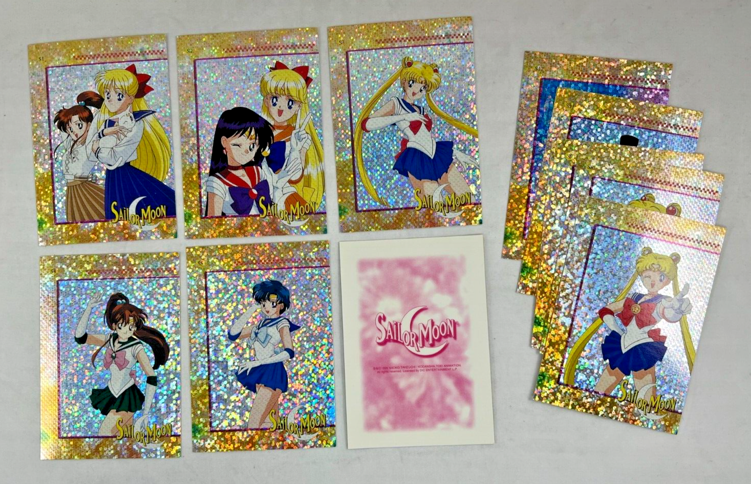 SAILOR MOON TRADING STICKERS SERIES 2 Artbox 1999 Complete Set of 72 w 12 PRISMS - Picture 3 of 5