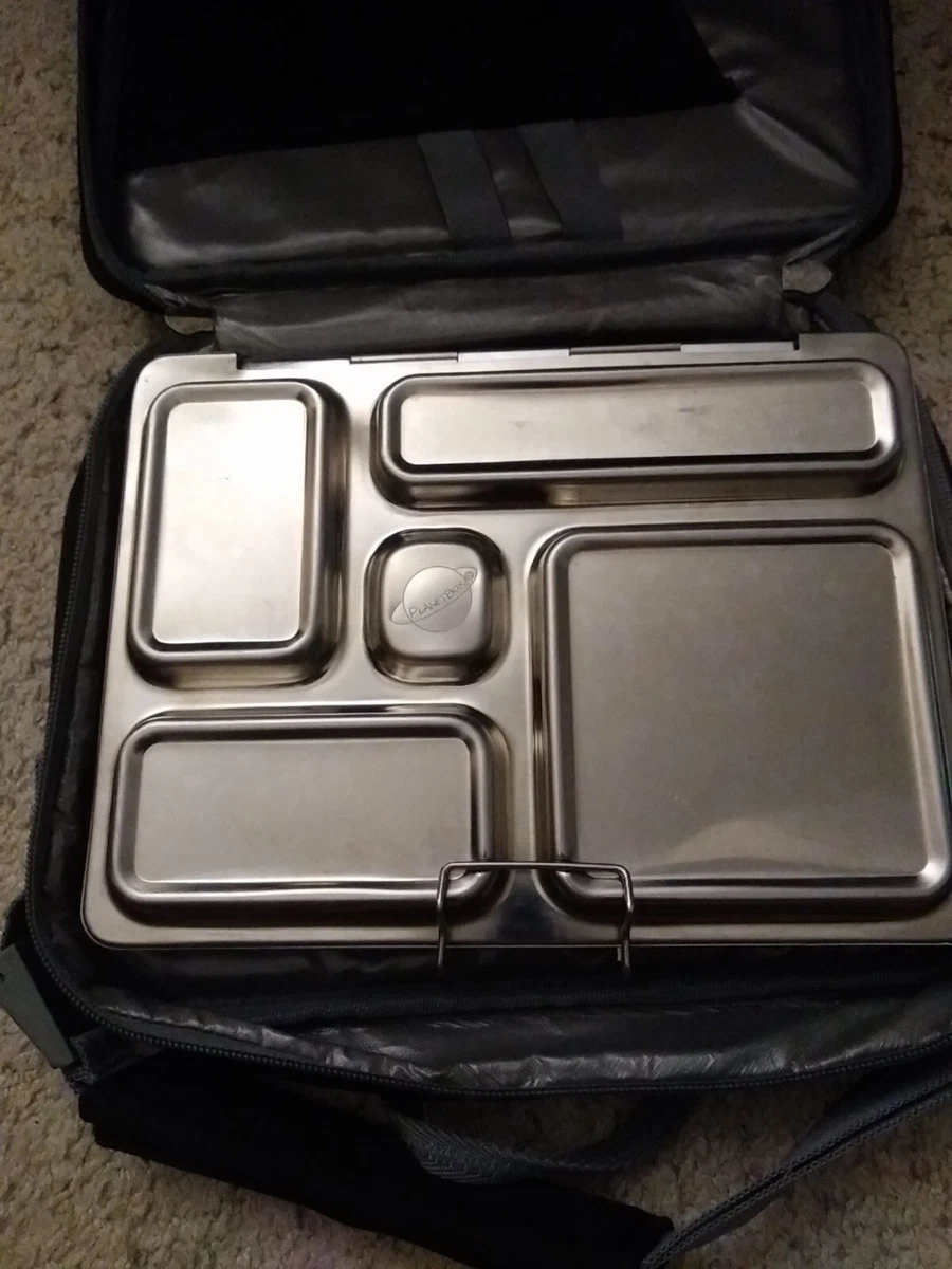 PLANETBOX ROVER LUNCH BOX & CARRY CASE 5 COMPARTMENT BENTO BPA FREE PLANET  BOX