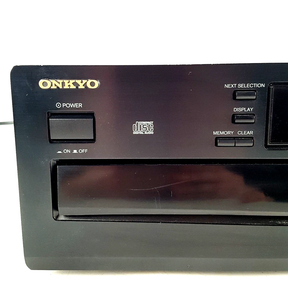 Onkyo DX-C370 6 Disc CD Changer Carousel Rotary Compact Disc Player With Manual - Image 2 of 4