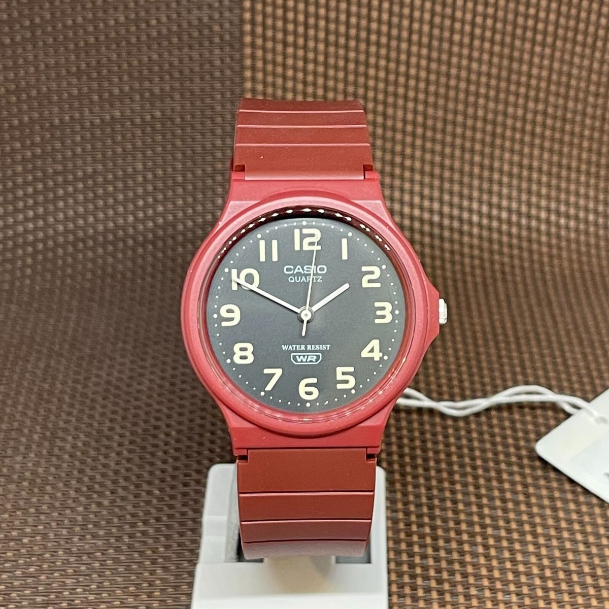 Casio MQ-24UC-4B Collection Standard Series Red Matte Color Analog