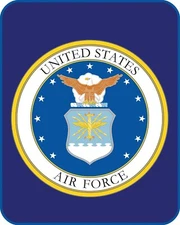 60x80 Military United States Airforce Mink Faux Fur Twin Full Size Throw Blanket