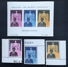 GHANA 1959 - nr MICHEL: 39 - 41 + Bl. 1 - niestemplowane