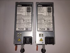 Lot of 2 Dell D750E-S1 09PXCV 750W Switching Power Supply 80 Platinum TESTED 