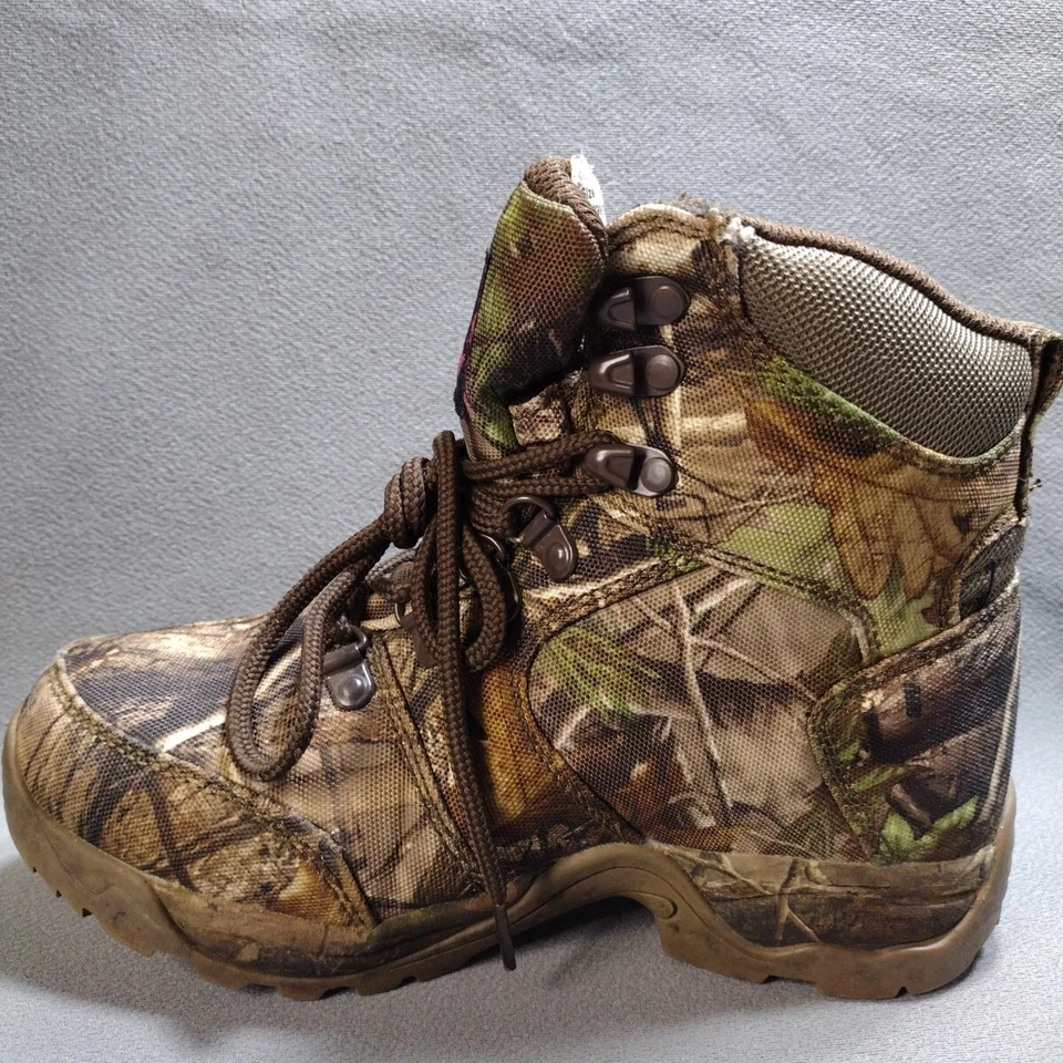 Botas camufladas de caza impermeables Game Winner FWGWFS1054 para mujer 7,5D con cordones Foto 3 de 4