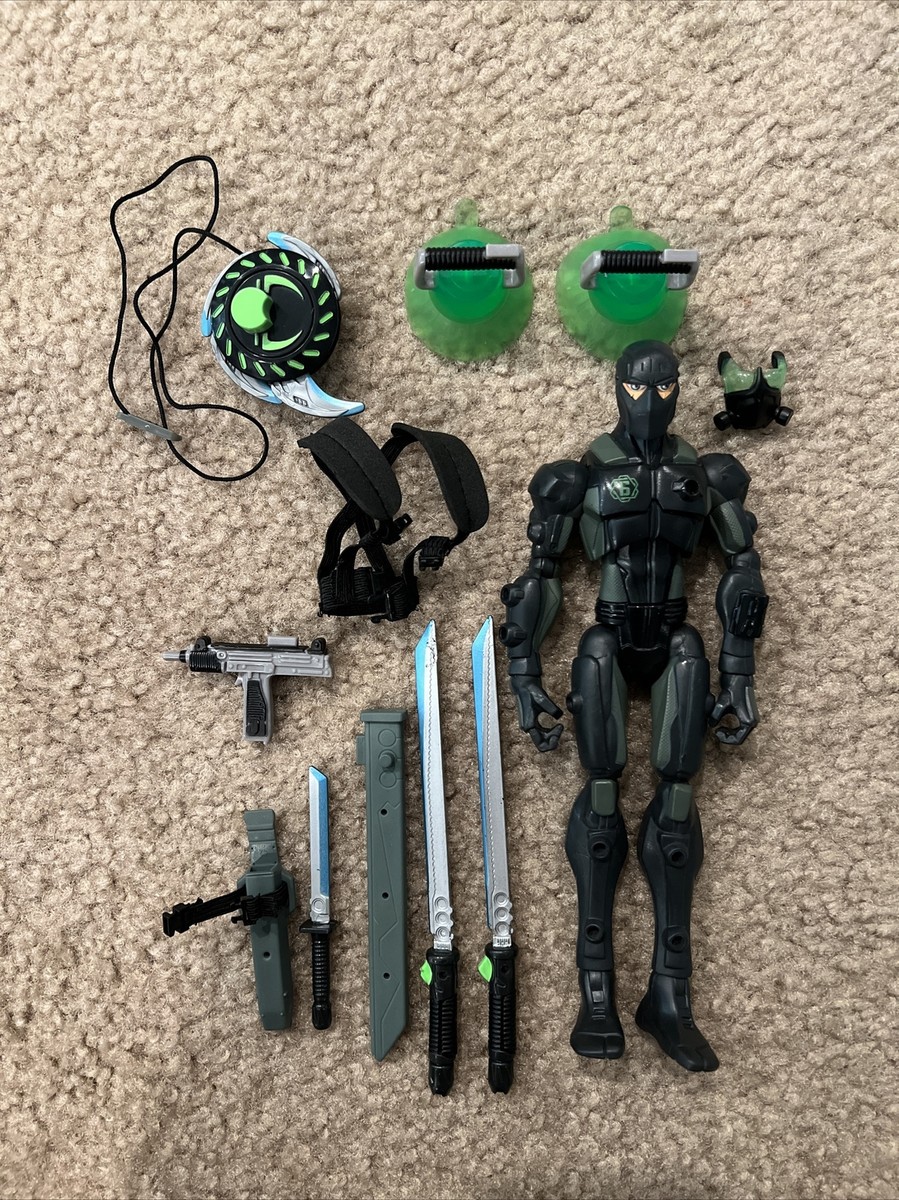 Snake Eyes Sigma figure v1 2005 Hasbro GI Joe -incomplete UK