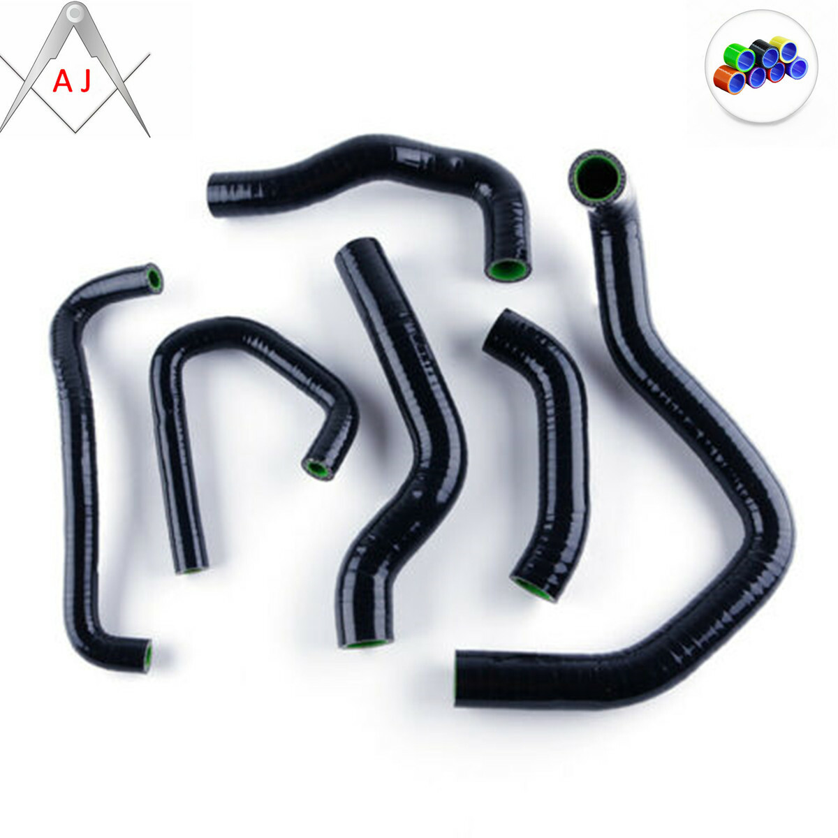 Hose　オーダー For Kawasaki Ninja ZX 600 P ZX6R 2007-2008 Silicone Radiator