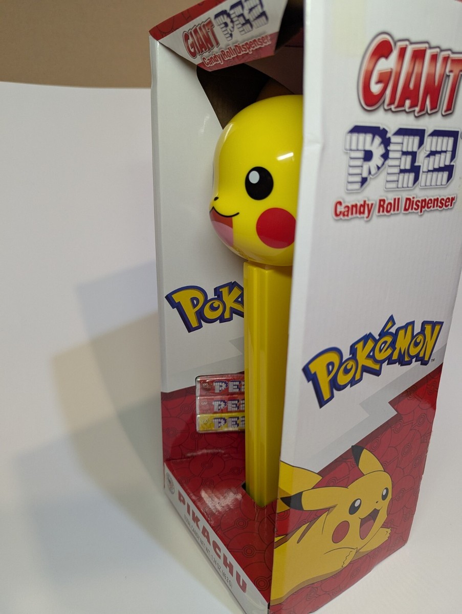 GIANT PEZ - Pokemon Pikachu Dispenser with Candy: 2024 Collection