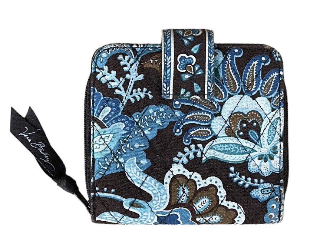 Vera Bradley Java Blue Brown Turquoise Retired Pa… - image 6