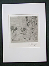 ALFRED HRDLICKA , 1928 - 2009 WIEN . " DER AUSFALL " RADIERUNG 1983 , signiert .