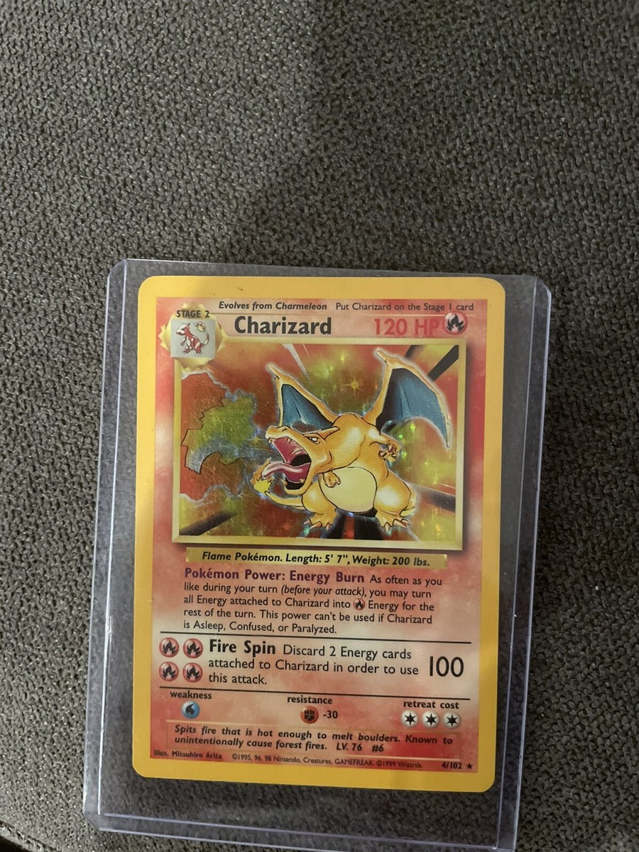 1995 Pokemon Base Set Charizard Holo Foil 4/102 | eBay 1995 Pokemon Base Set Charizard Holo Foil 4/102 | eBay