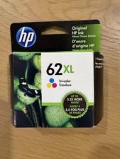 New HP Genuine 62XL Tri Color Ink Cartridge Exp 09/2020