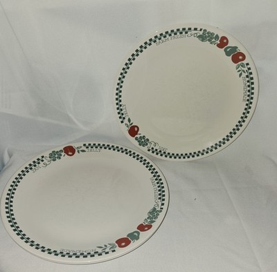 Set Of 4 Corning Corelle ''Farm Fresh'' Dinner Plates 10 1/4''