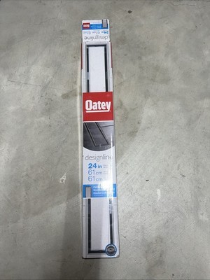 Oatey Designline 24 in. Stainless Steel Linear Shower Drain with Tile-In Pattern