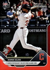 GEORGE VALERA RC 2025 Topps NOW 4/5 Red Foil #804 ROOKIE Guardians 1st ID:149821