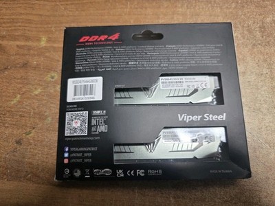 Patriot Viper Steel DDR4-3600 64GB (2x32GB) DIMM Unbuffered
