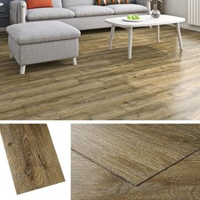 Pannelli Pavimento PVC Adesivi Rovere Naturale 90x15 cm 18 Pezzi Effetto Legno