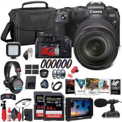 Canon EOS RP Mirrorless Digital Camera with 24-105mm Lens (3380C012) Filter Set