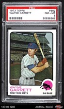 1973 Topps #562 Wayne Garrett Mets PSA 8 - NM/MT