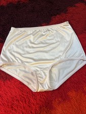 VTG Vanity Fair Panties Second Skin Glossy Satin Stretch Pink 2XL Mexico