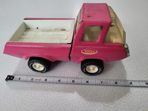 Vintage 1970’s ? TONKA  Steel Pink toy Pick-Up Truck
