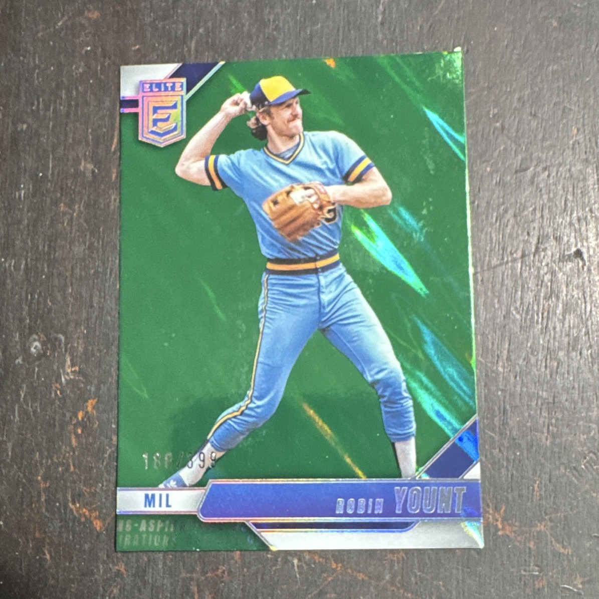 Panini 2020 Donruss Elite Robin Yount #95 Aspirations /99 Milwaukee Brewers