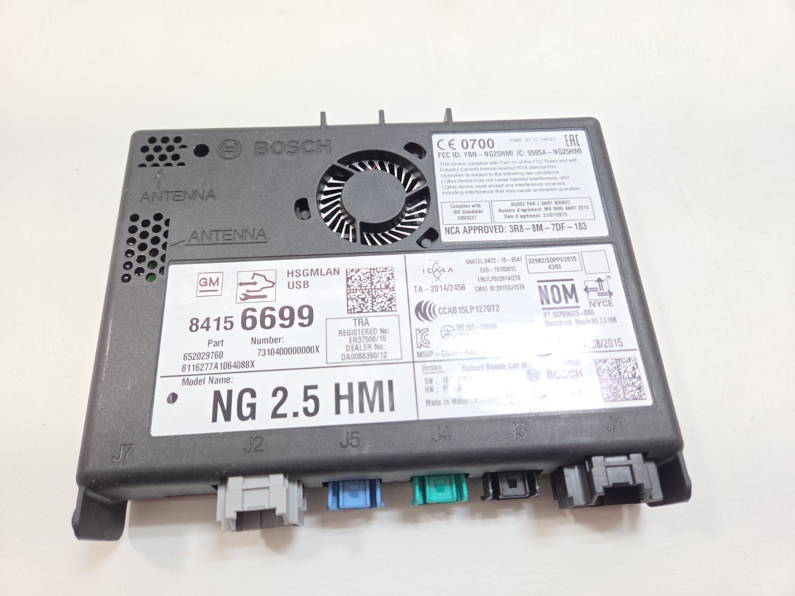 2016-2021 CHEVY GMC BUICK CADILLAC NG 2.5 HMI 84156699 VIN REMOVED