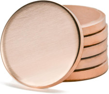 1Inch/25Mm Copper Blanks 3Mm Thick round Ball Markers Coin Tags