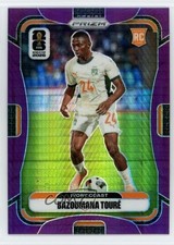 2026 Panini Prizm FIFA World Cup Purple Hyper /299 Bazoumana Toure #252 1de2