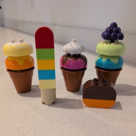 LEGO Duplo 10574 Creative Ice Cream Set Not Complete (22 pieces) 