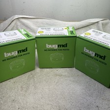 Lot Of 3 BugMD Termination Station Pest  Bug Trap Kits Modern Electric Indoor