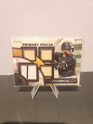 2025 Topps Museum - Luis Robert Jr Primary Pieces Quad Patch /20 SPPQ-LR