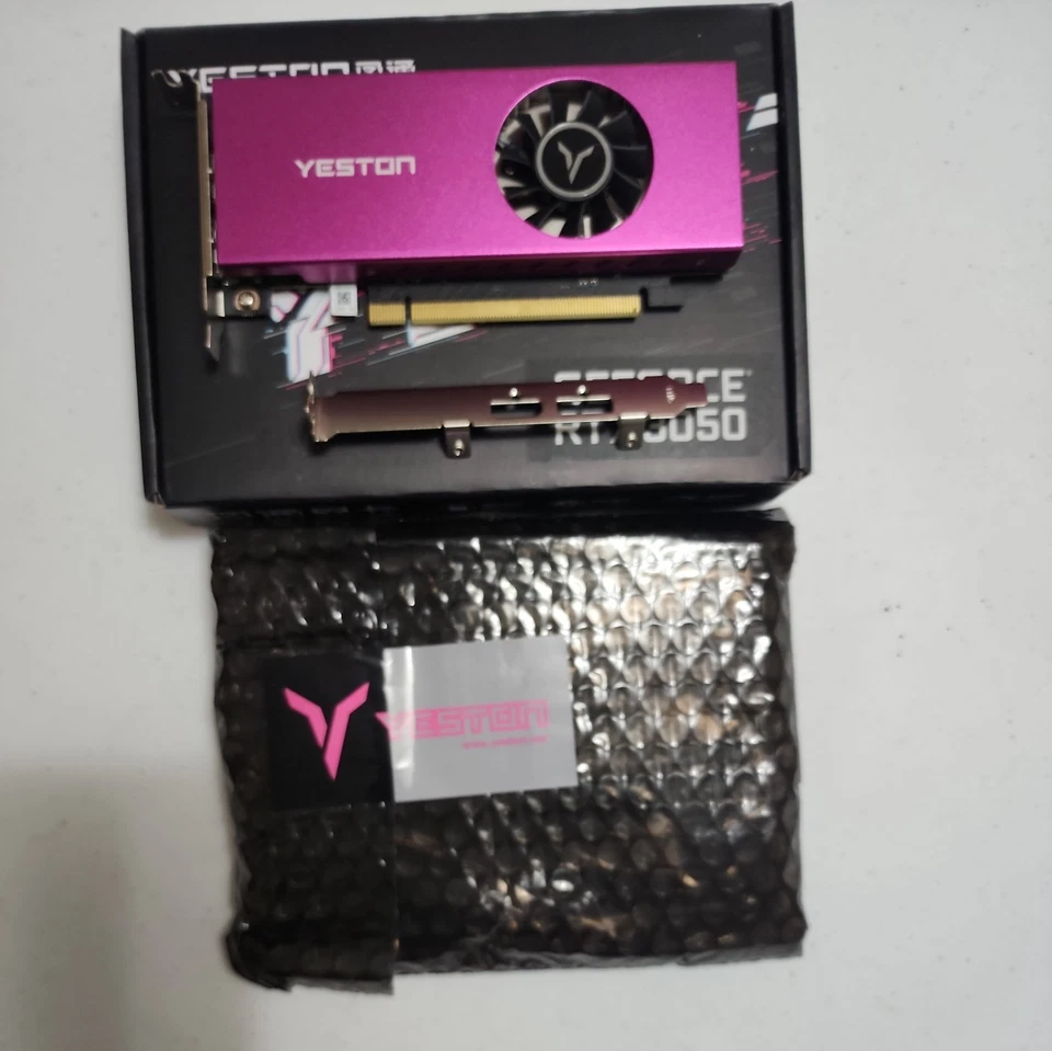 Yeston NVIDIA RTX 3050 6GB GDDR6 Low Profile Single Slot Graphics Card - Image 3 of 4