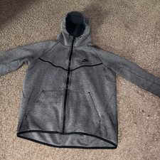 Nike Tech Fleece Full-Zip Fleece Hoodie Gray Men s M CU4489-063