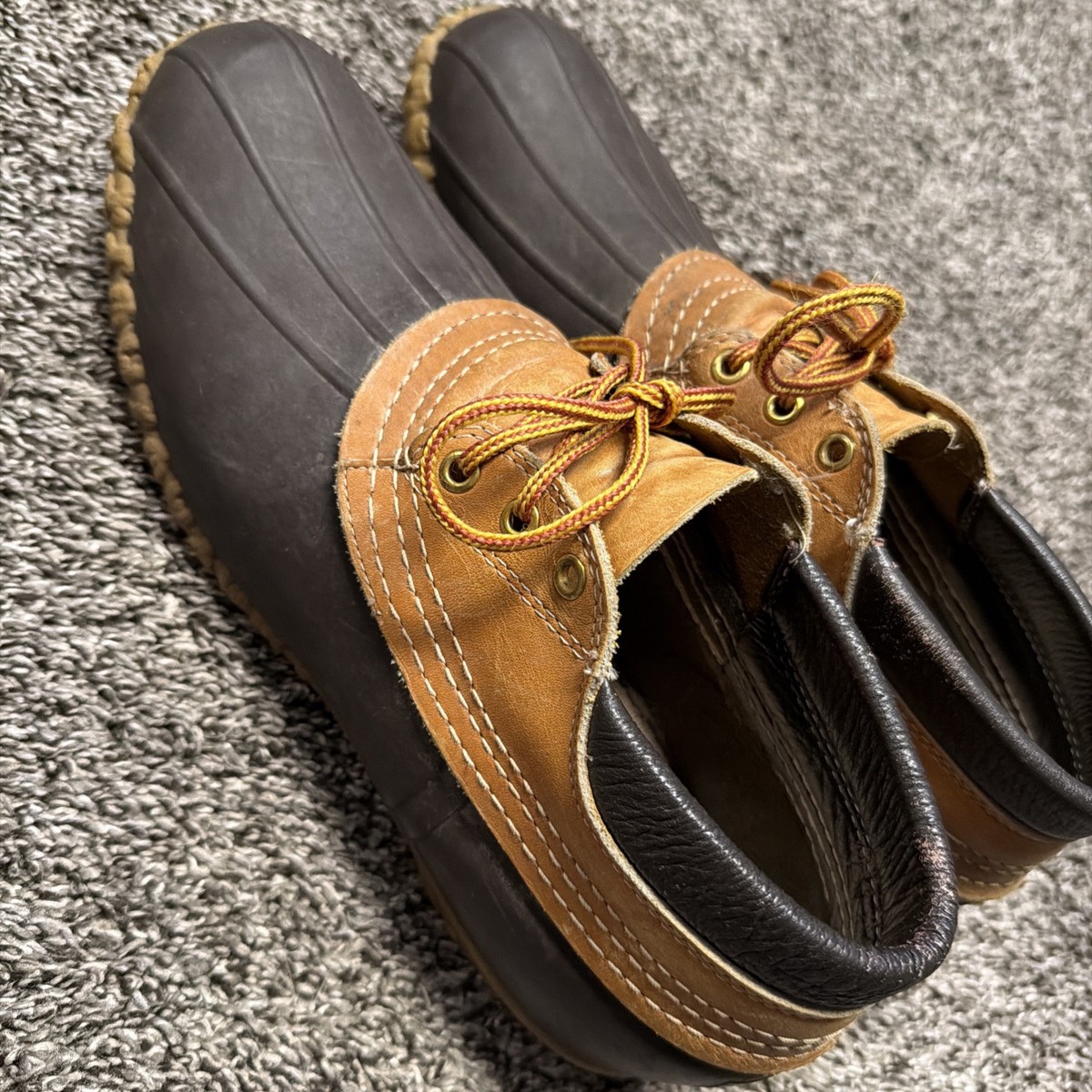 L. L. Bean vintage men\'s leather low bean boots Vintage 1980s L.L.Bean Boots – Size 12 – Wooden Sleepers main image 2