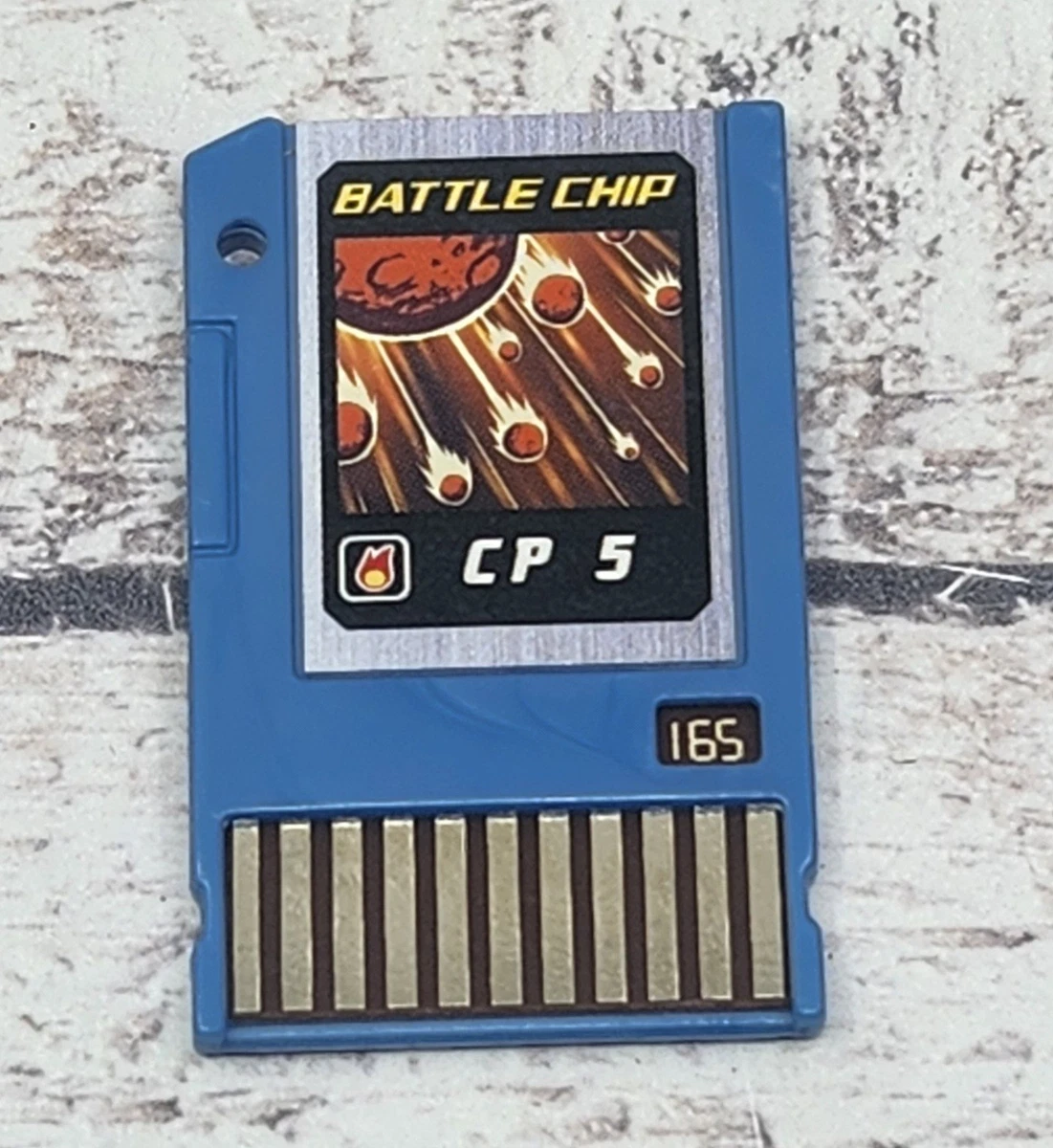 Lot De 5 Battle Chips Mega Man – Takara 2004 – PUCE DE COMBAT 109,101,19,147,149