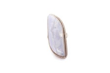 Vintage Sterling Silver 925 Agate Ring Size 5