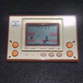 Nintendo Game & Watch Manhole MH-06 1981 Retro Console Wide Screen from Japan