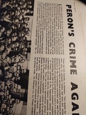 Sk280 Ephemera 1951 Article Eva Peron And The Press 