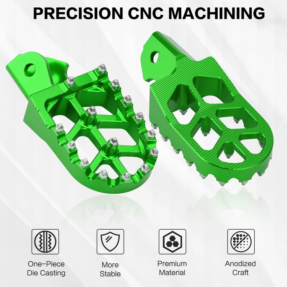 Clavijas de pie CNC para moto de cross para Honda CRF150F CRF230F CRF250F XR125L XR150L Sur Ron Foto 3 de 4