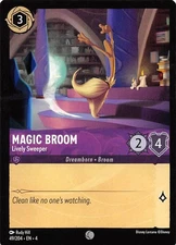 Magic Broom Lively Sweeper 49/204 Ursula's Return Disney Lorcana 017424