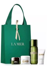 La Mer 5pc Gift Set Cream, Lotion, Mask, Eye Concentrate  Cosmetic Bag Skincare