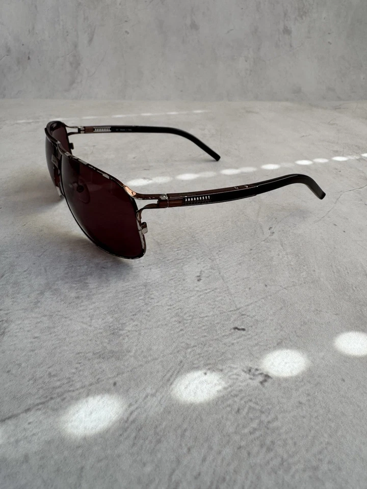 Jean Paul Gaultier Sunglasses Vintage Aviator Red Lens Metal Frame Designer - Imagem 2 de 4
