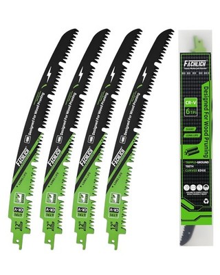 12-Inch Pruning Blades for Wood - Reciprocating Saw Blades Set, FACHLICH Arc Cut