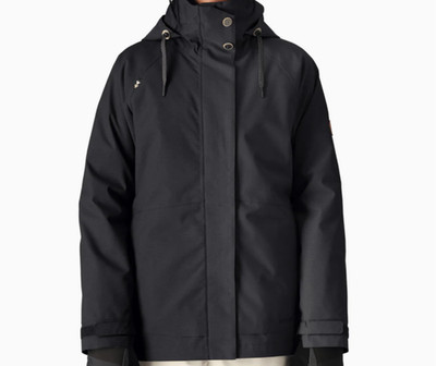 686 Women Smarty Spellbound Snowboard Jacket (S) Black Herringbone M5WN326-BLHB